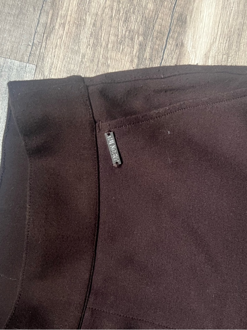Jason Wu Wide-Leg Pants in Dark Brown - Picture 2 of 4